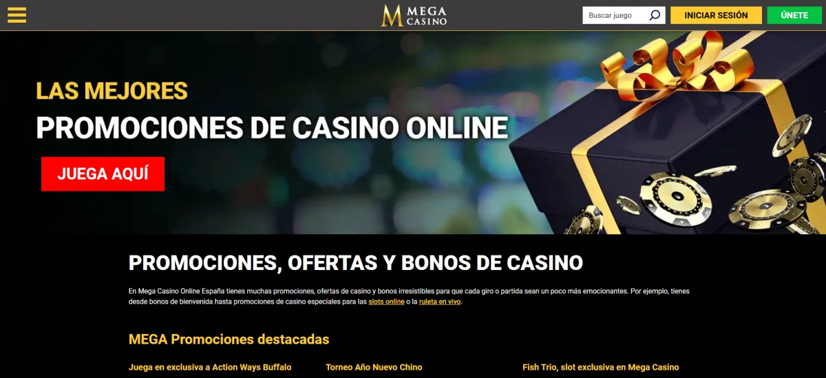 mega bono casino